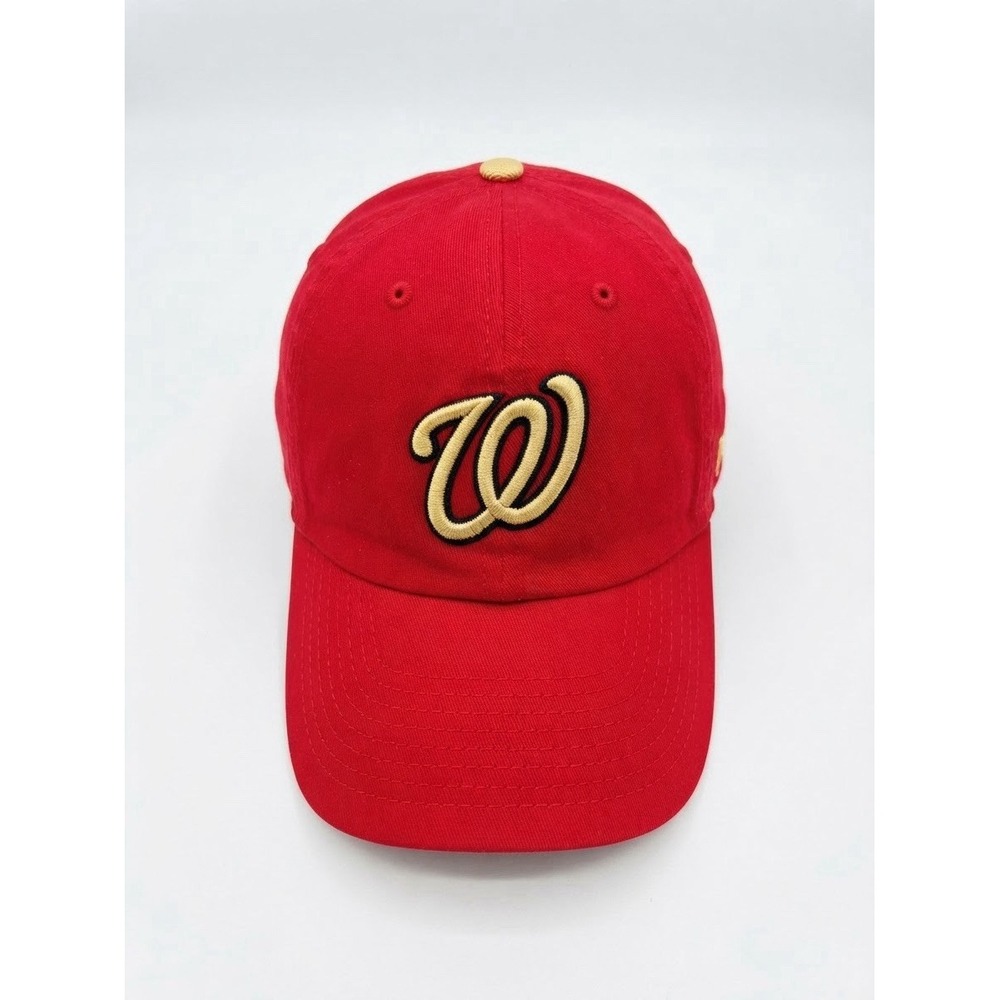 New Era Washington Nationals MLB Officially Licensed Red/Gold Cap Hat One Size